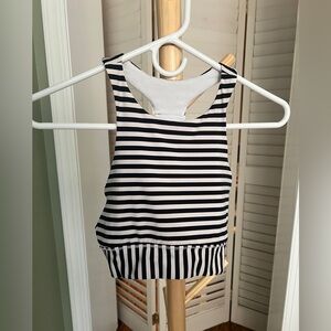 Athleta High Moon Bra Stripes XS